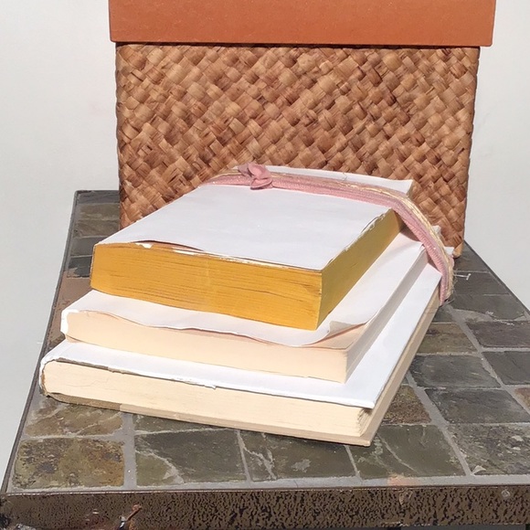 Up-cycled book decor hand stamped Better Together - Picture 3 of 5